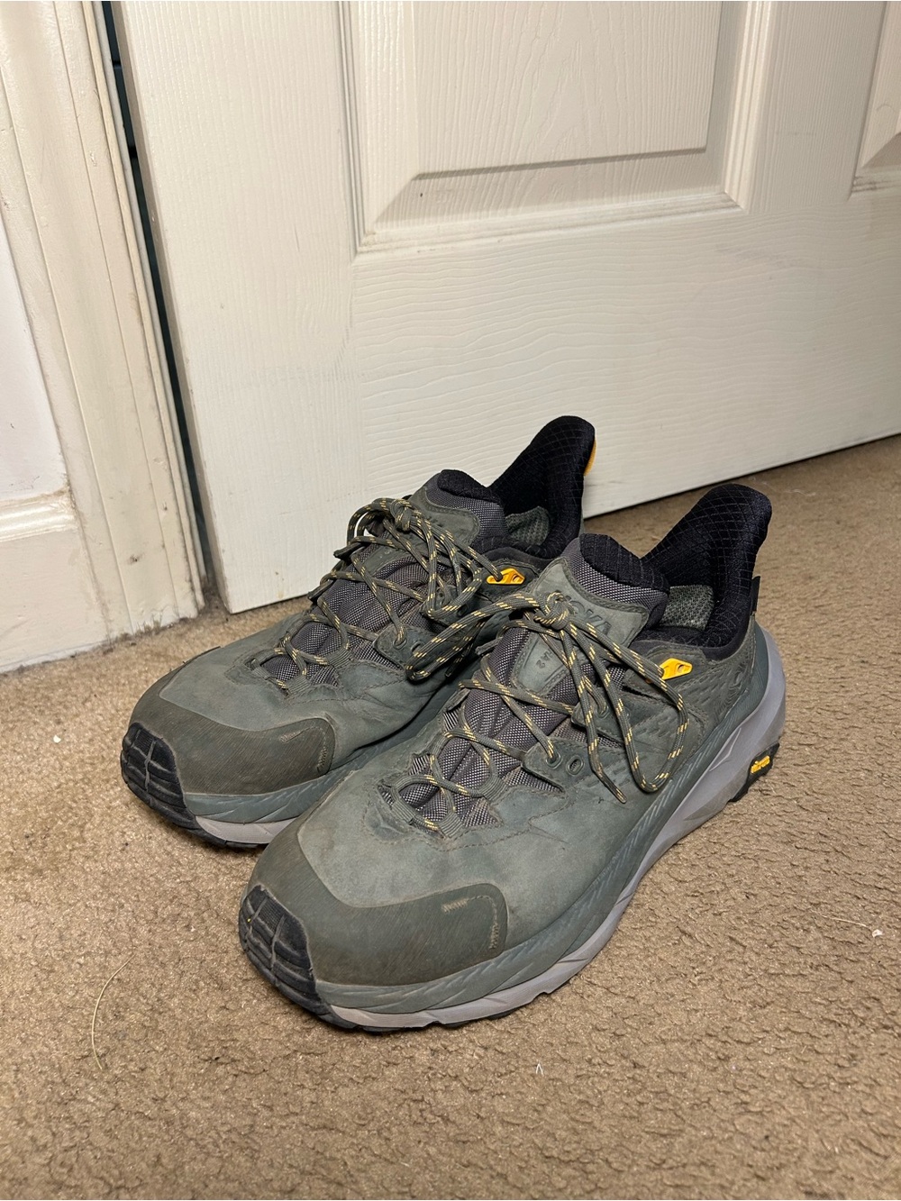 Hoka One One Kaha 2 Low GTX Men's Size 10.5 D (Medium) Trail Hiking Shoes Green